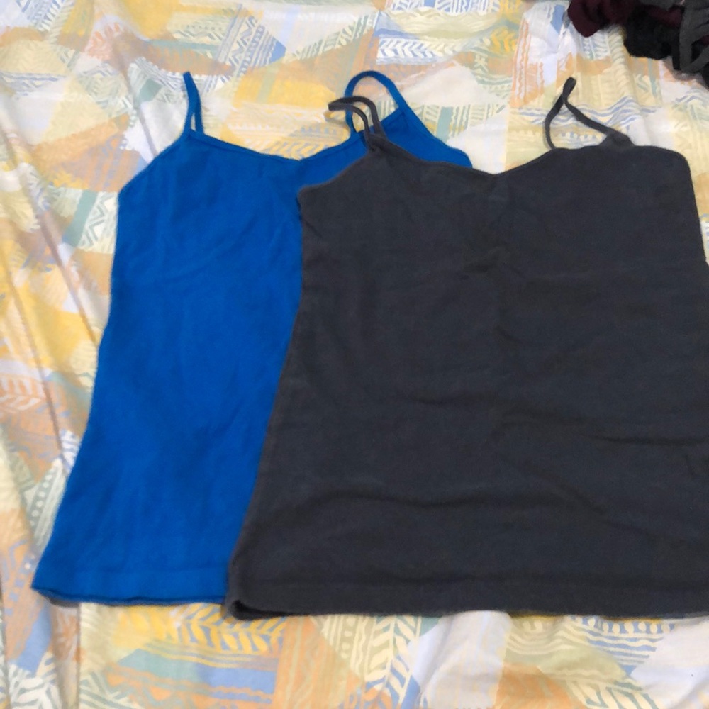 Royal Blue and Grey Cami Set